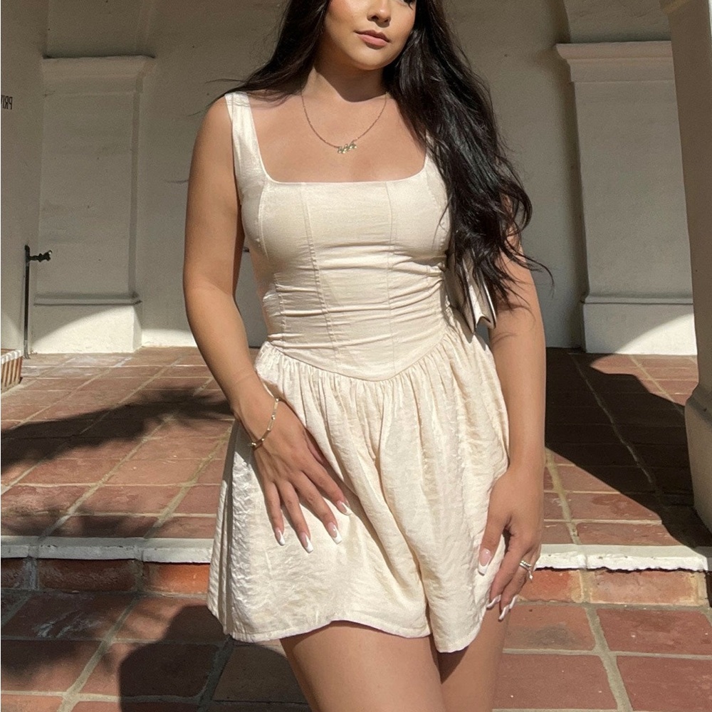 Princess Polly Cream Judson Romper